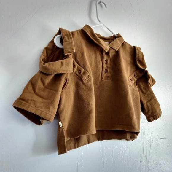 SOLD Fashion brand company 3 collar crop top - Picture 4 of 6